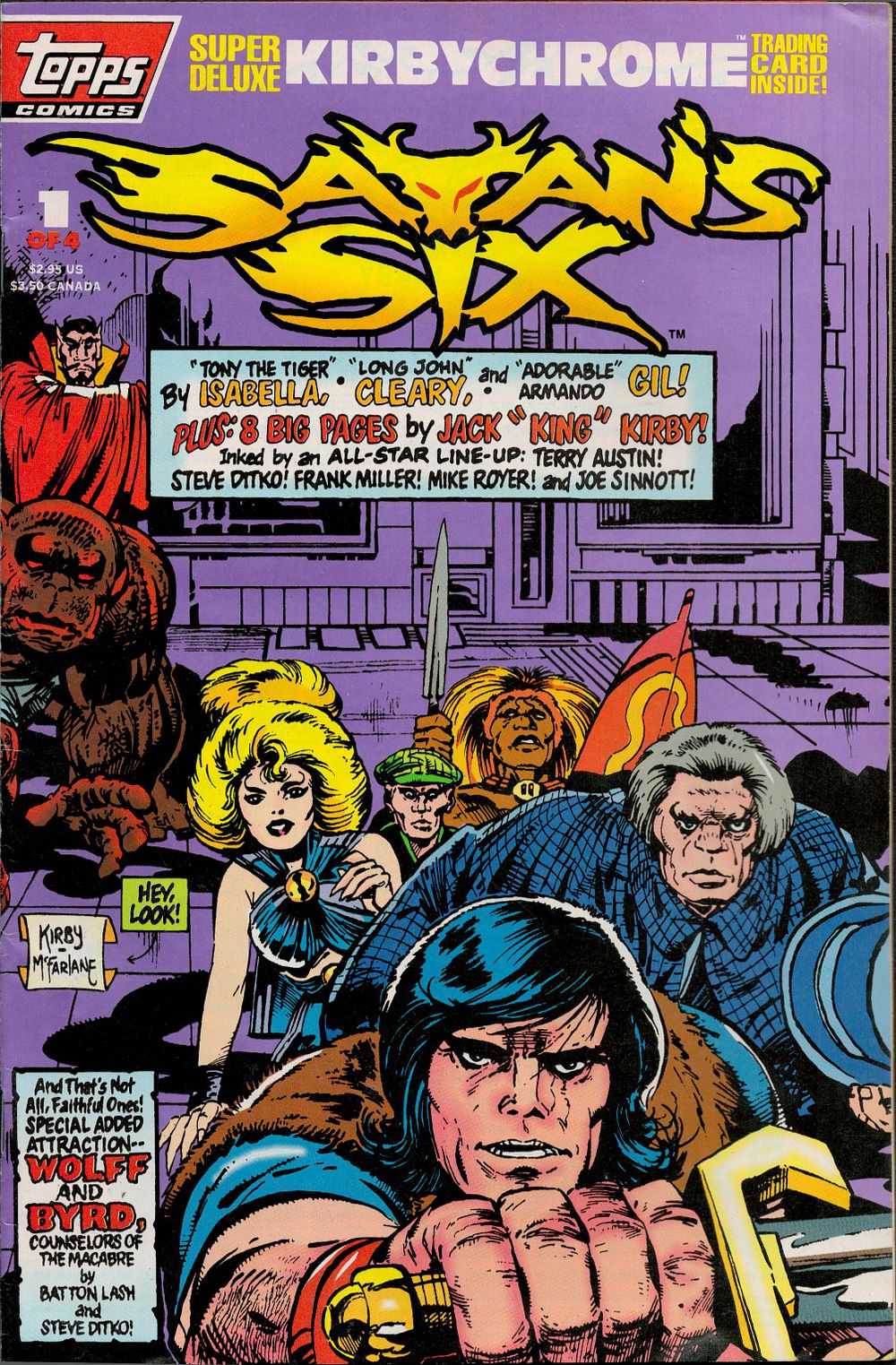 Lot 203: Tops Comics Satan's Six 1993 comic book. Good...