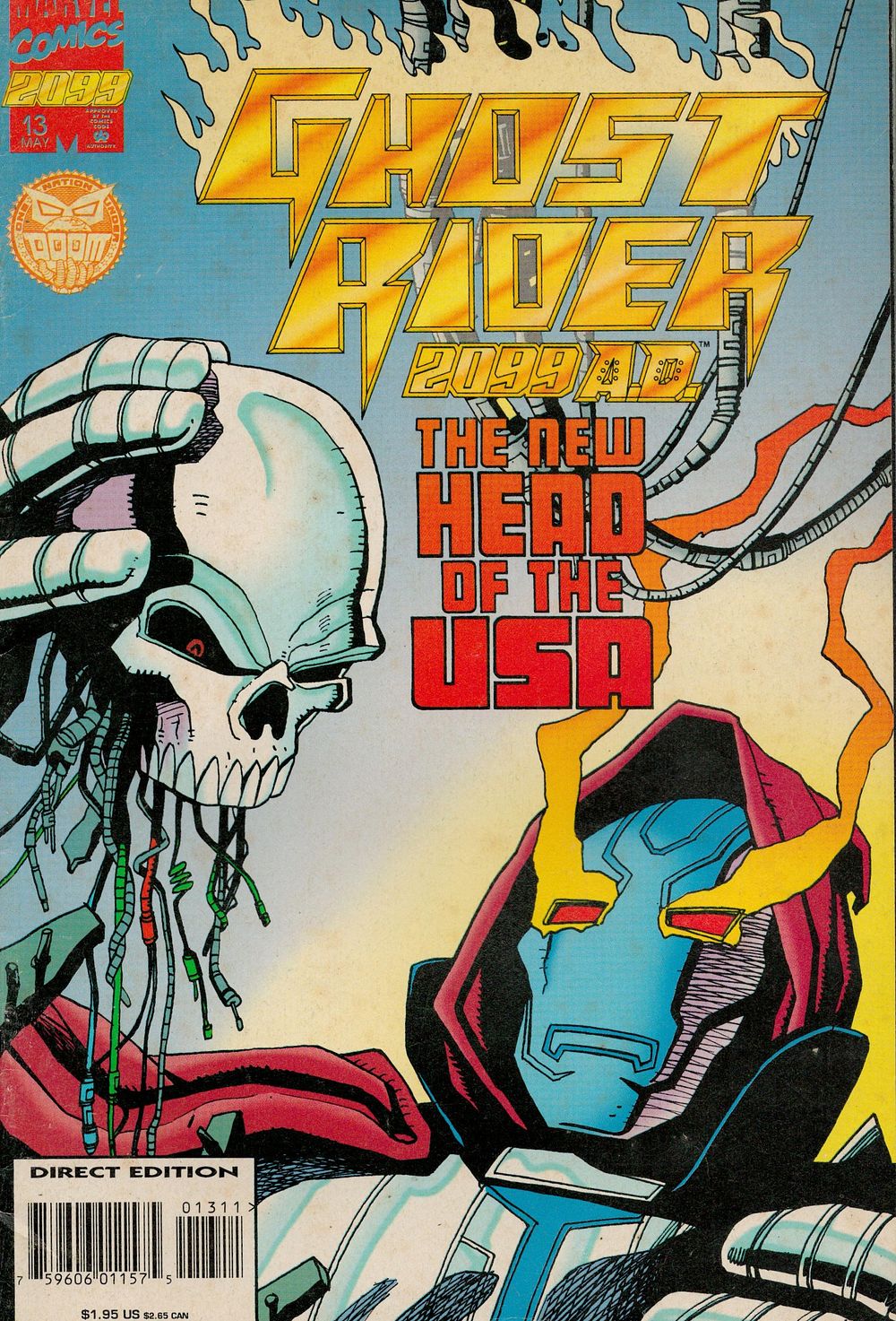 Lot 220: Marvel Comics Ghost Rider 2099 no. 13 May...