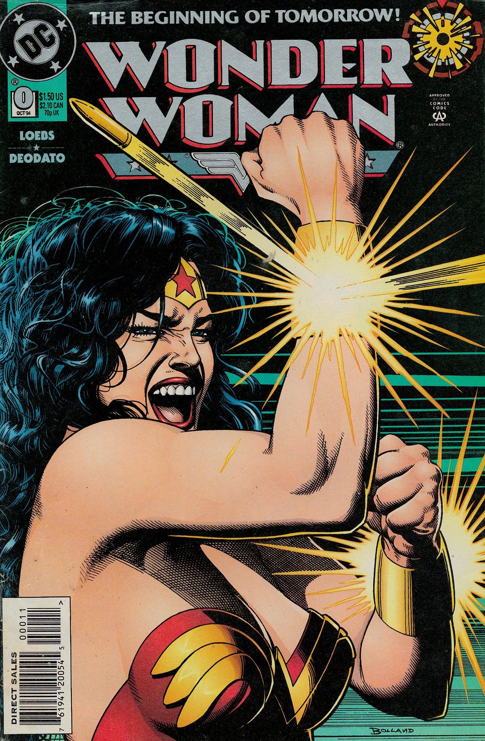 Lot 233: DC Comics Wonder Woman no.0 Oct 1994 comic...