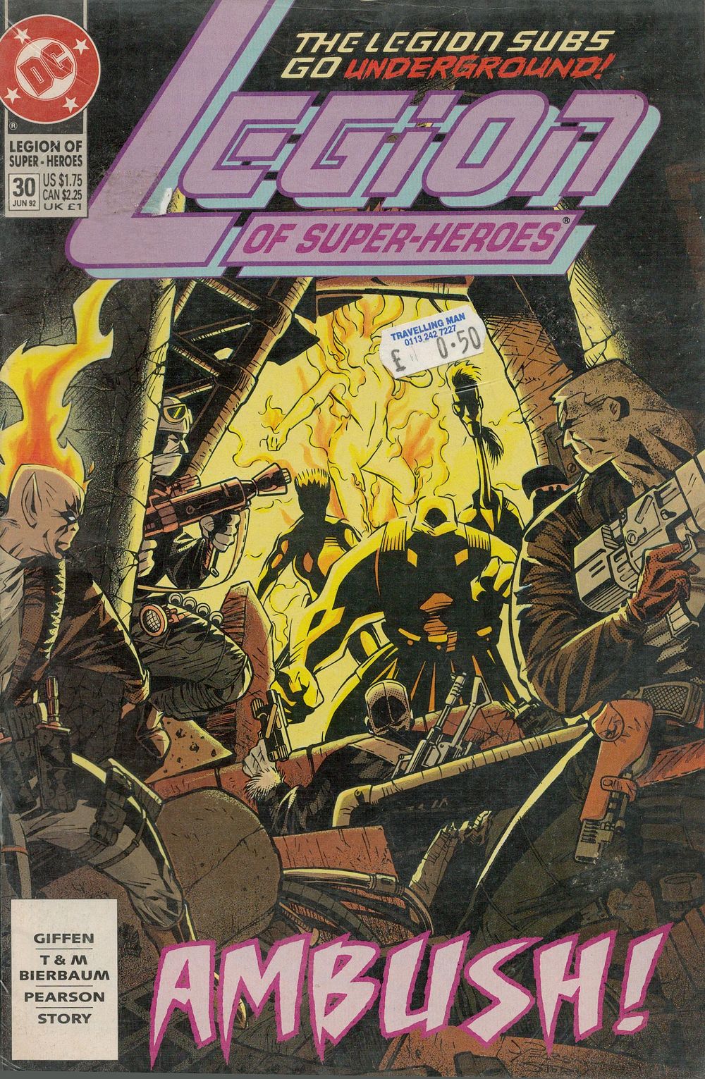 Lot 238: DC Comics Legion of Superheroes no.30 June 1989...