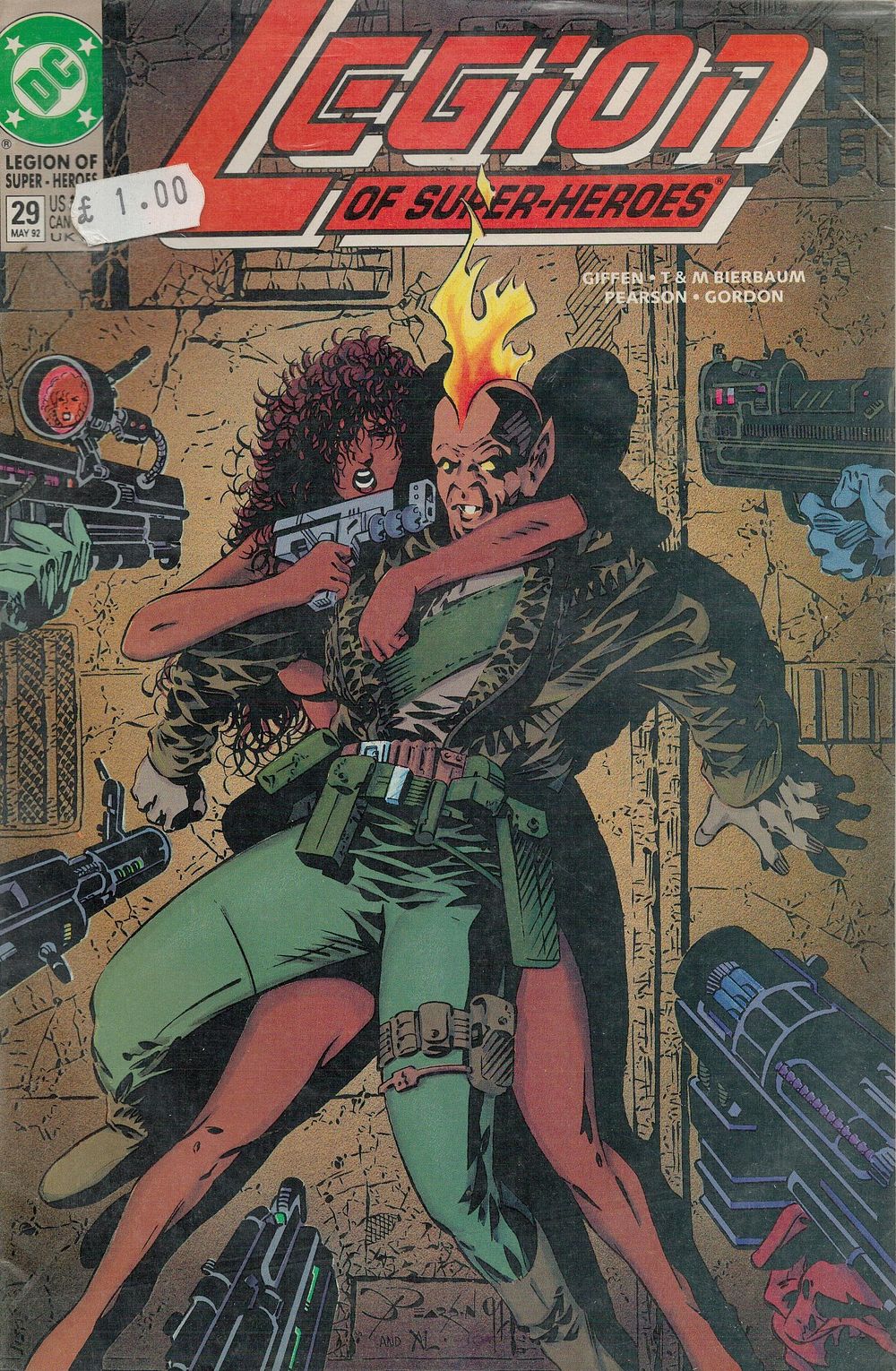 Lot 240: DC Comics Legion of Superheroes no.29 1989 comic...