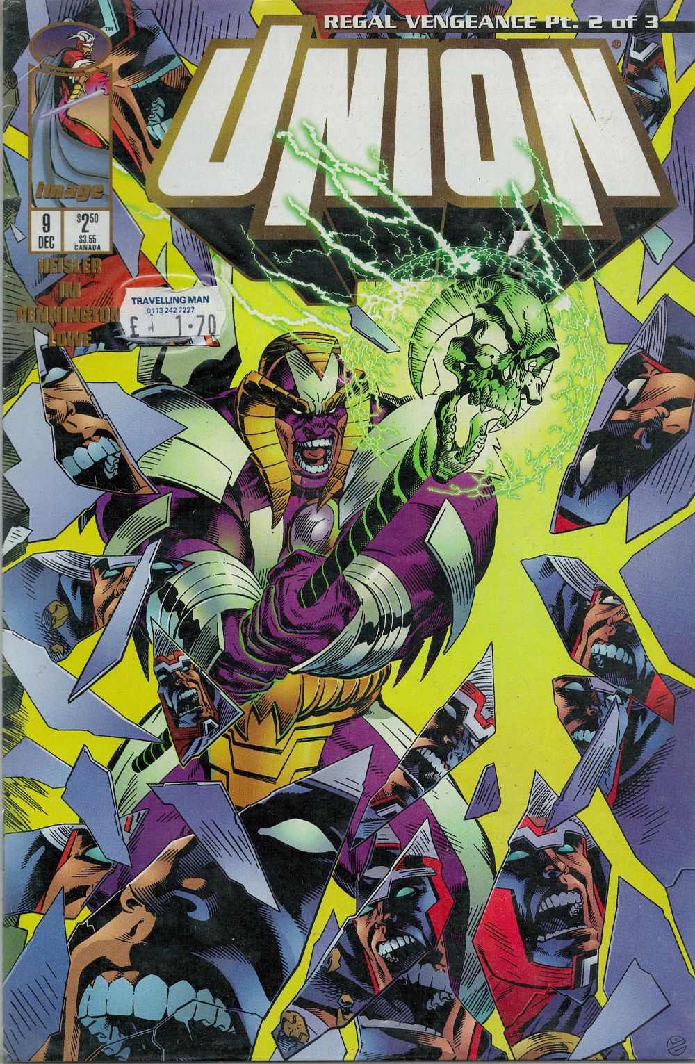 Lot 248: Image Comics Union no.9 December 1995 comic book....