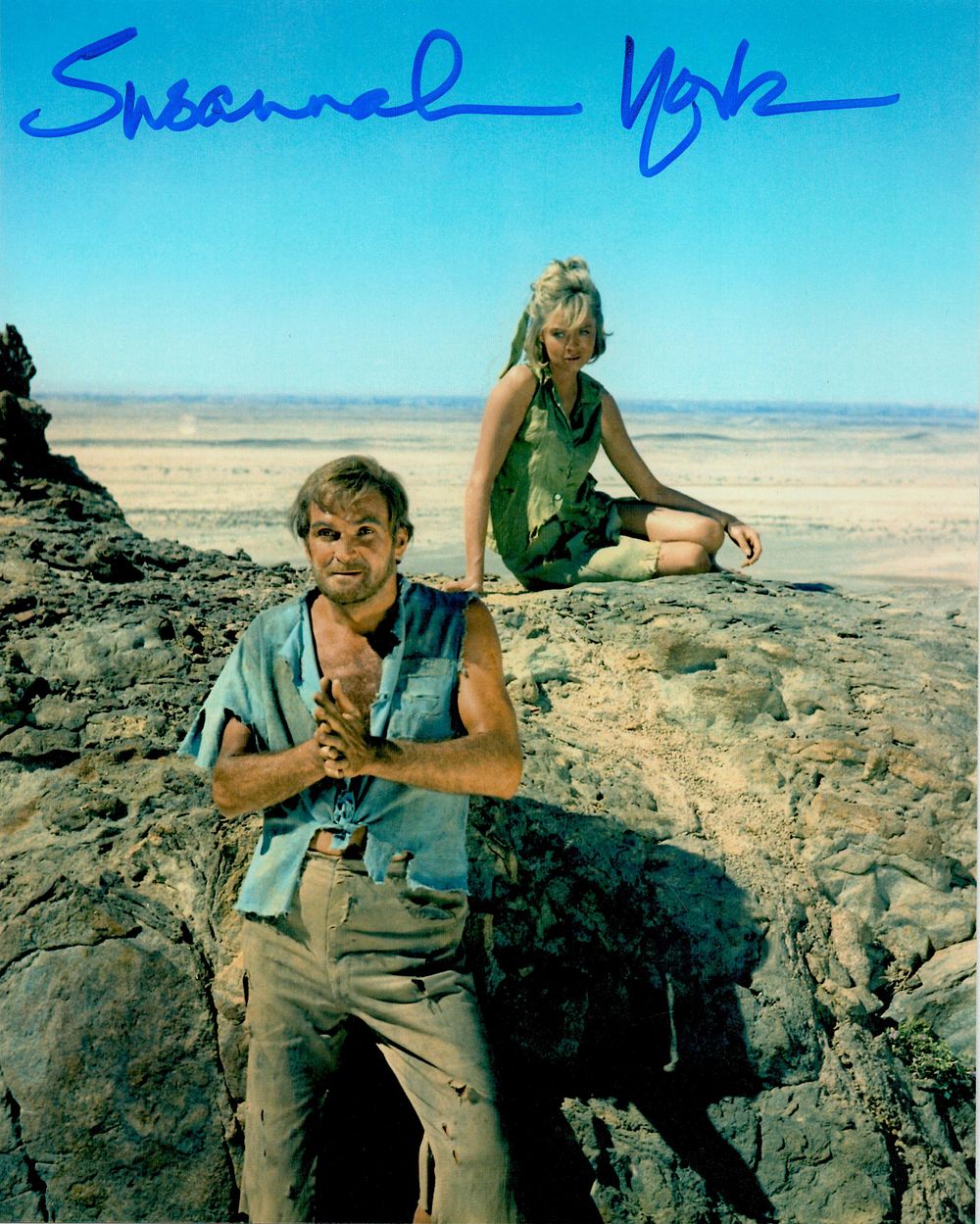 Lot 251: Susannah York signed 10x8inch colour photo. Good condition....