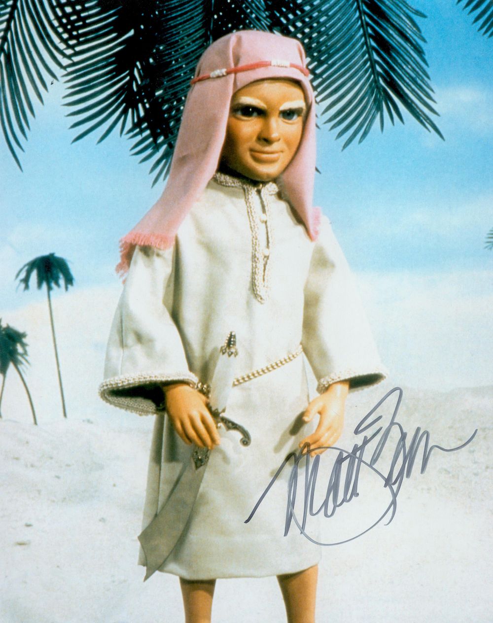 Lot 286: Matt Zimmerman signed 10x8inch Thunderbirds colour photo. Good...