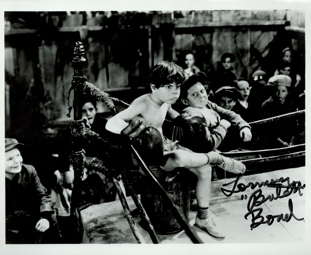 Lot 291: Tommy Bond signed 10x8inch black and white photo....