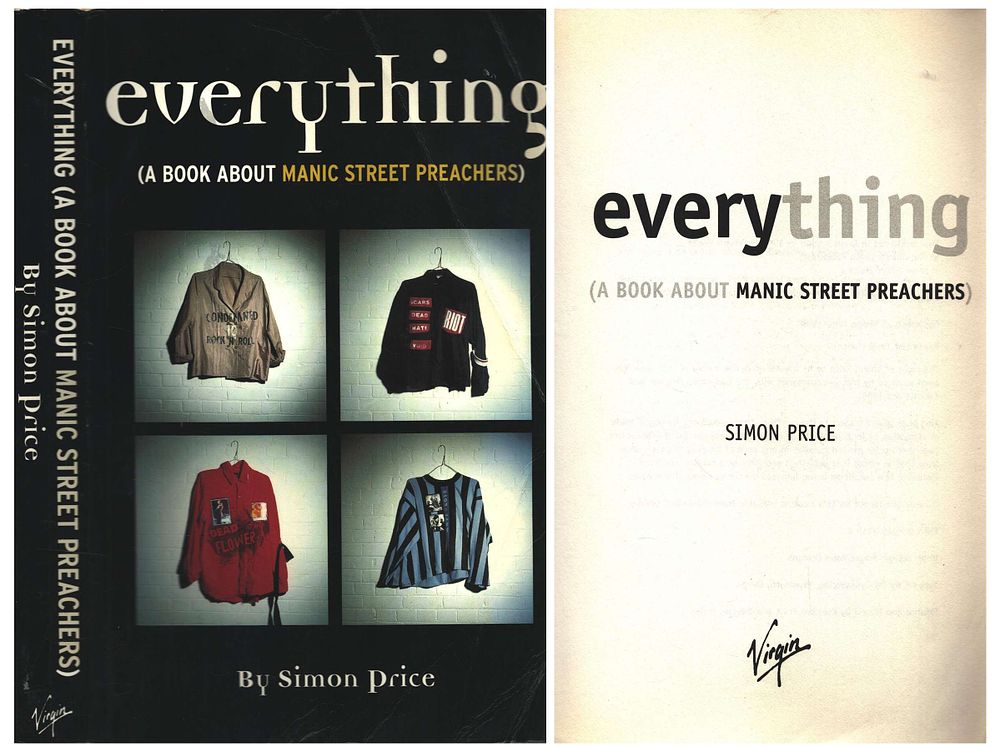 Lot 867: Everything: A Book About Manic Street Preachers Paperback...