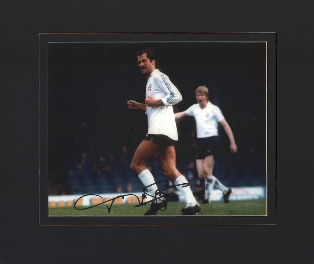 Lot 885: Football Frank Worthington signed 14x12inch overall mounted colour...