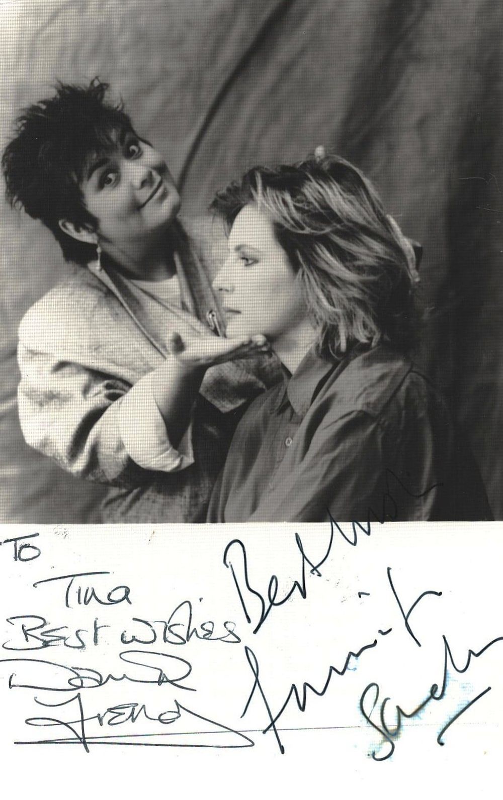 Lot 167: FRENCH & SAUNDERS Comedy Act Dawn French &...