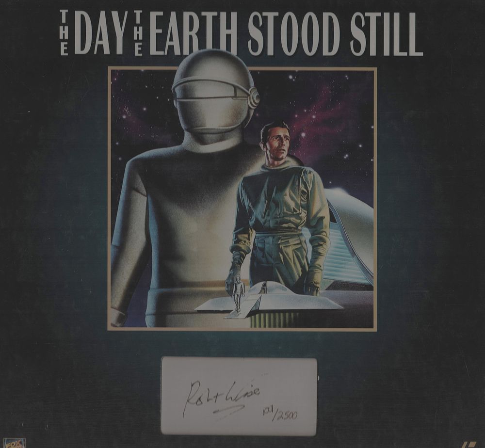 Lot 169: ROBERT WISE (1914-2005) Film maker signed ‘The Day...