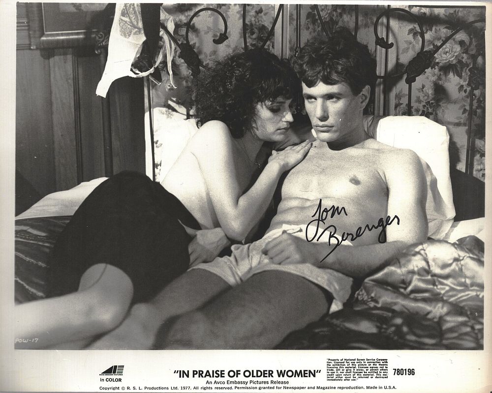Lot 179: TOM BERENGER Actor signed ‘In Praise Of Older...