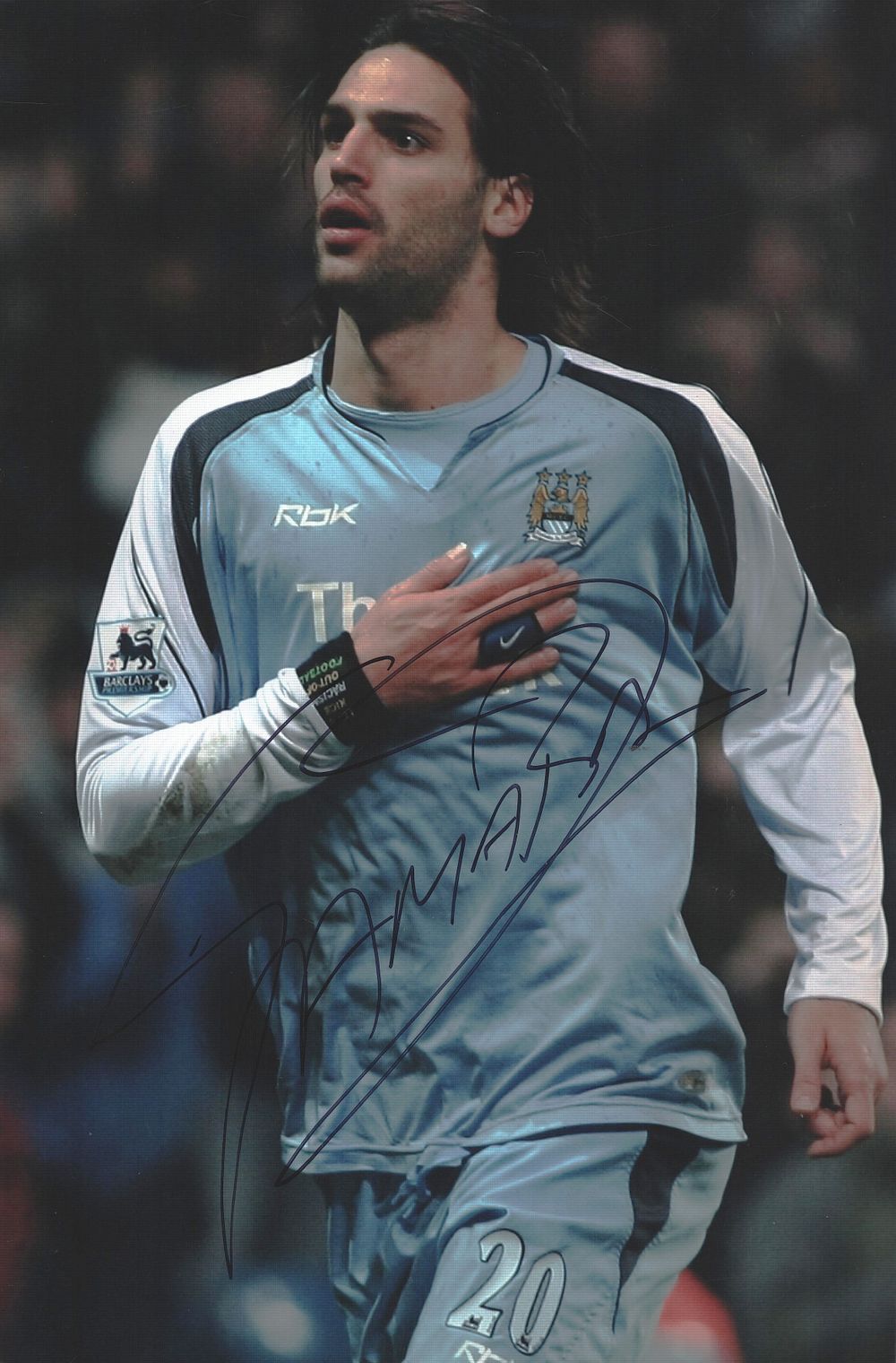 Lot 182: GIORGIOS SAMARAS signed Manchester City 8x12 Photo.