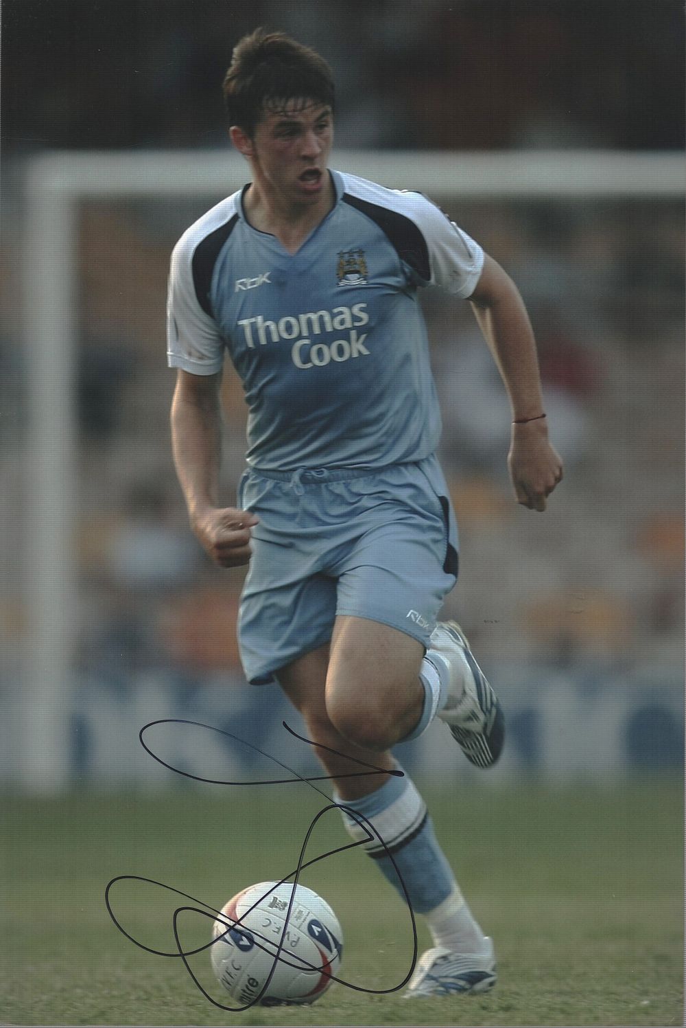 Lot 183: JOEY BARTON signed 8x12 Manchester City Photo