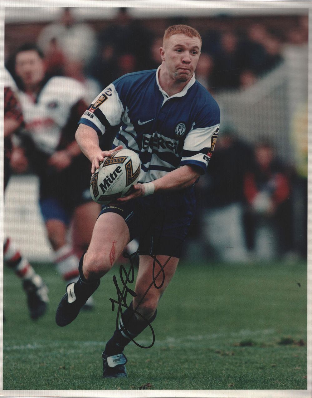 Lot 192: KRIS RADLINSKI signed 1998 Wigan Rugby League 8x10...