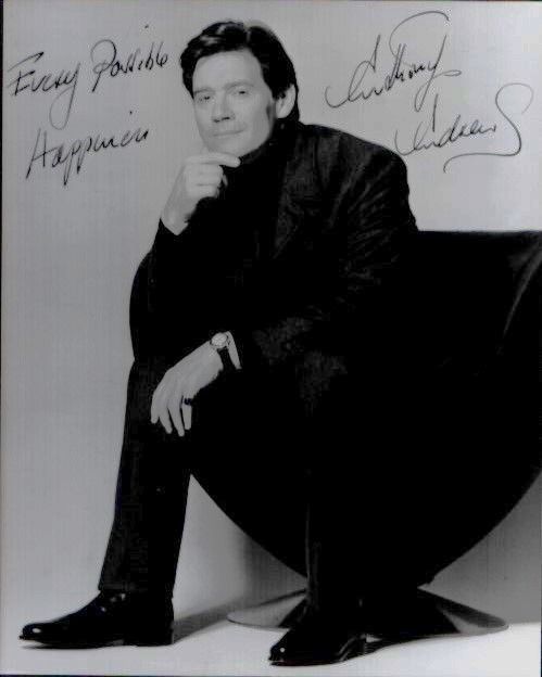 Lot 234: Anthony Andrews signed 7x5inch black and white photo.