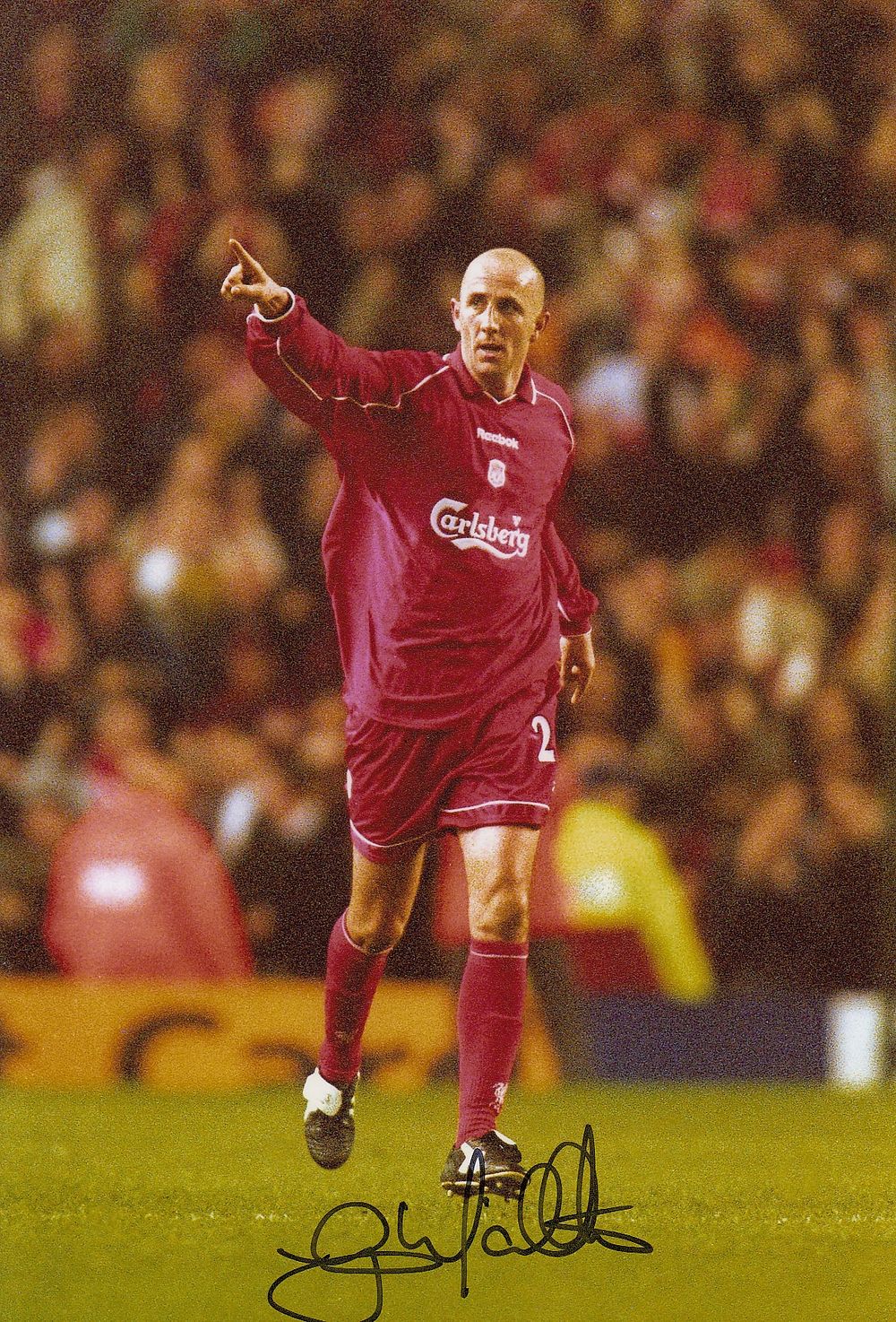 Lot 251: Autographed LIVERPOOL 12 x 8 Photograph 2001 GARY...