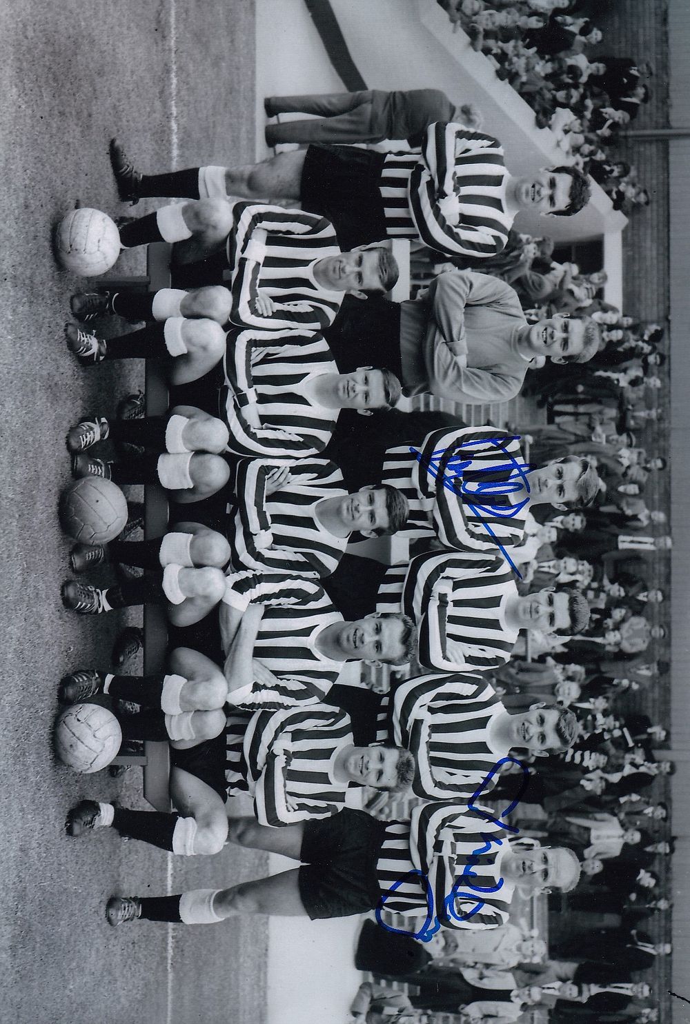 Lot 271: Autographed NEWCASTLE 12 x 8 Photograph 1964 CLARK...