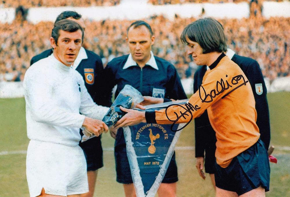 Lot 338: Autographed WOLVES 12 x 8 Photograph 1972 JIM...
