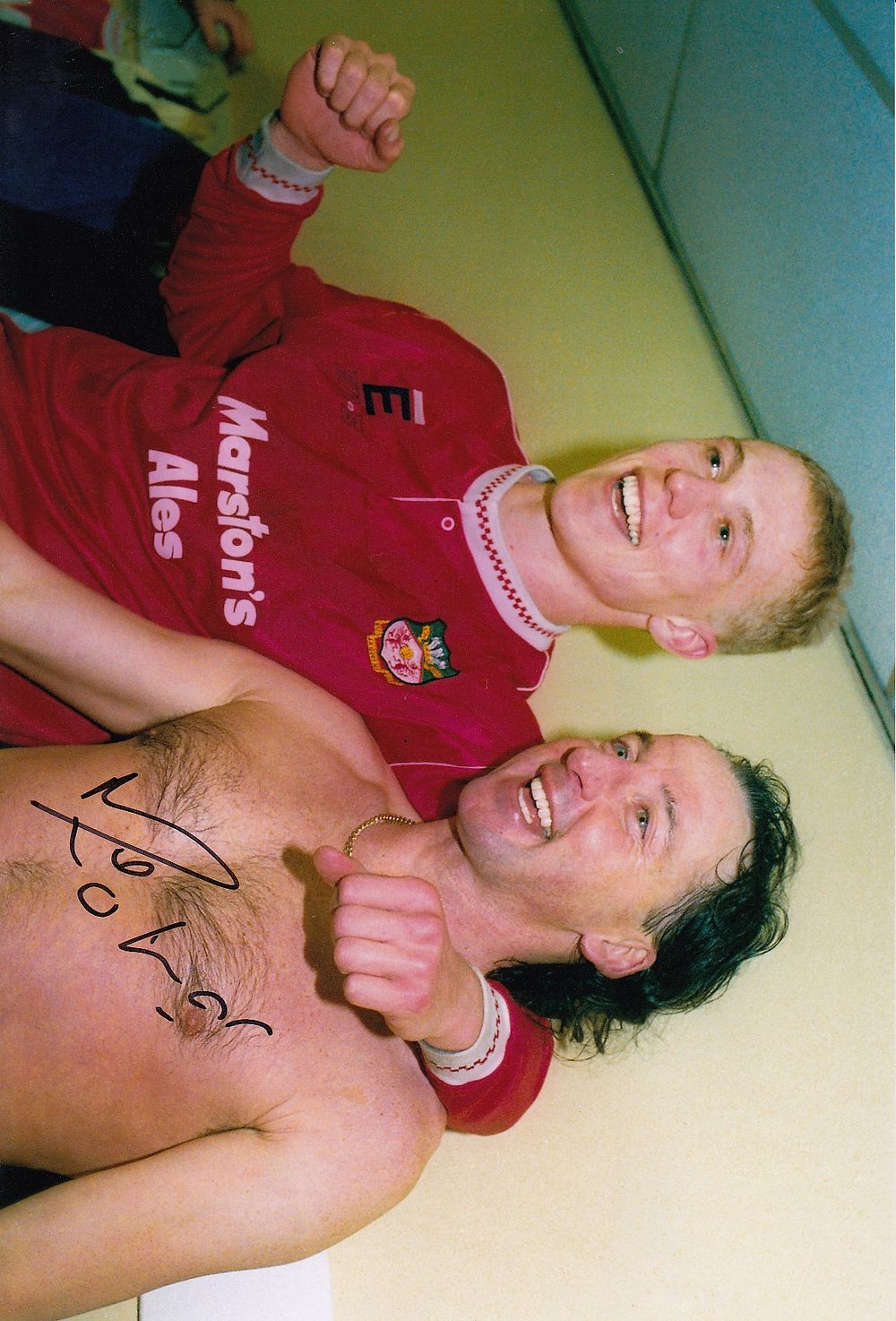 Lot 339: Autographed WREXHAM 12 x 8 Photograph 1992 MICKEY...