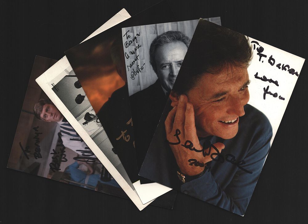 Lot 393: Music signed small photo collection. 5 in total....
