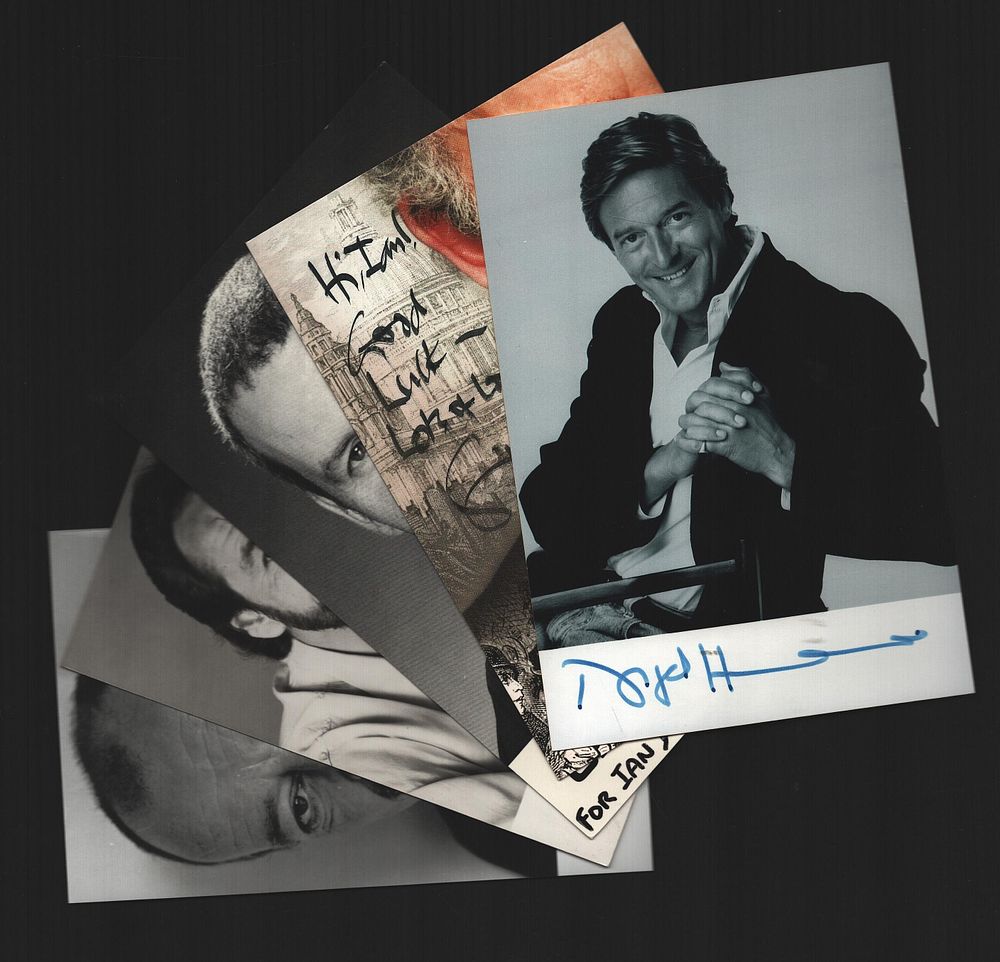 Lot 394: TV/Film signed photo collection. 5 in total. Nigel...