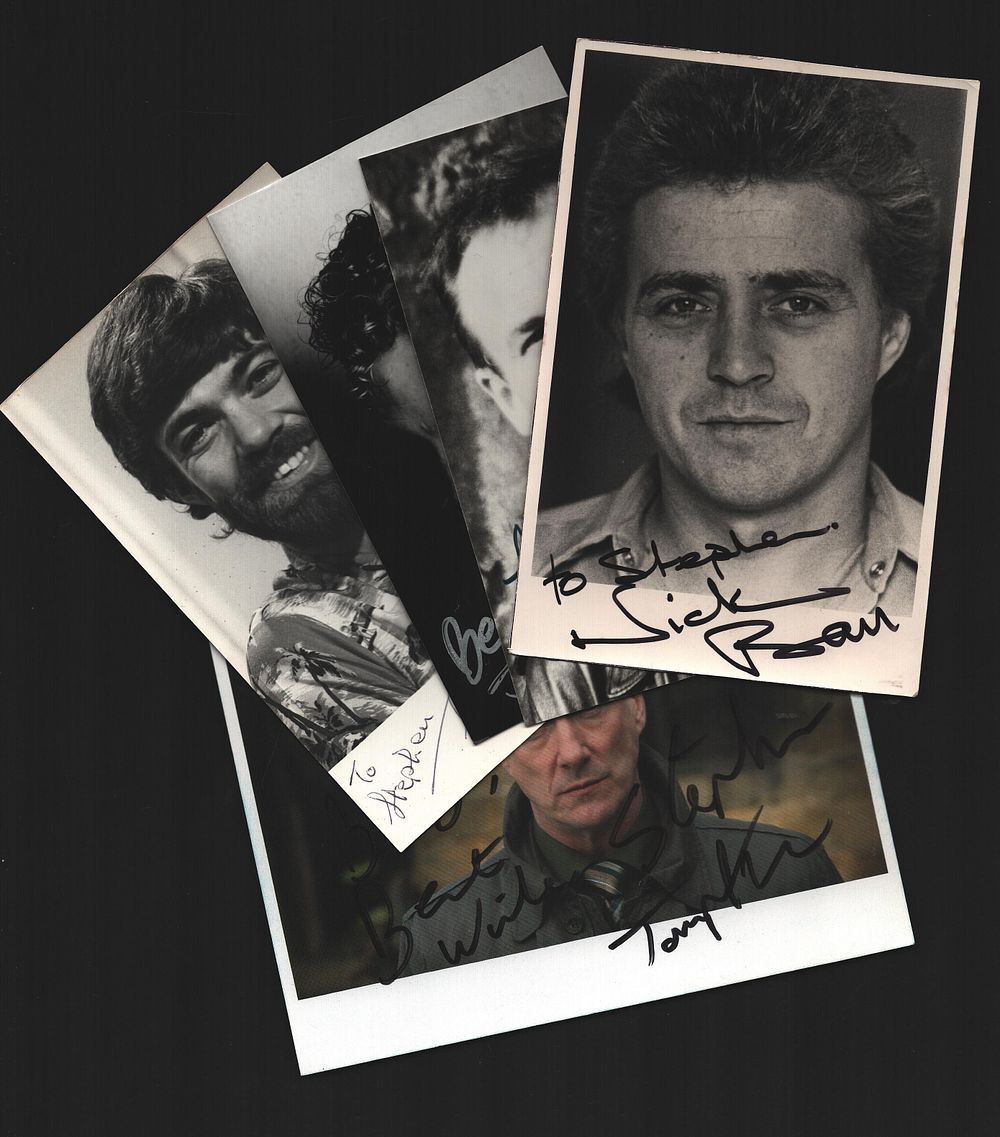 Lot 396: TV/Film signed photo collection. 5 in total. Stephen...