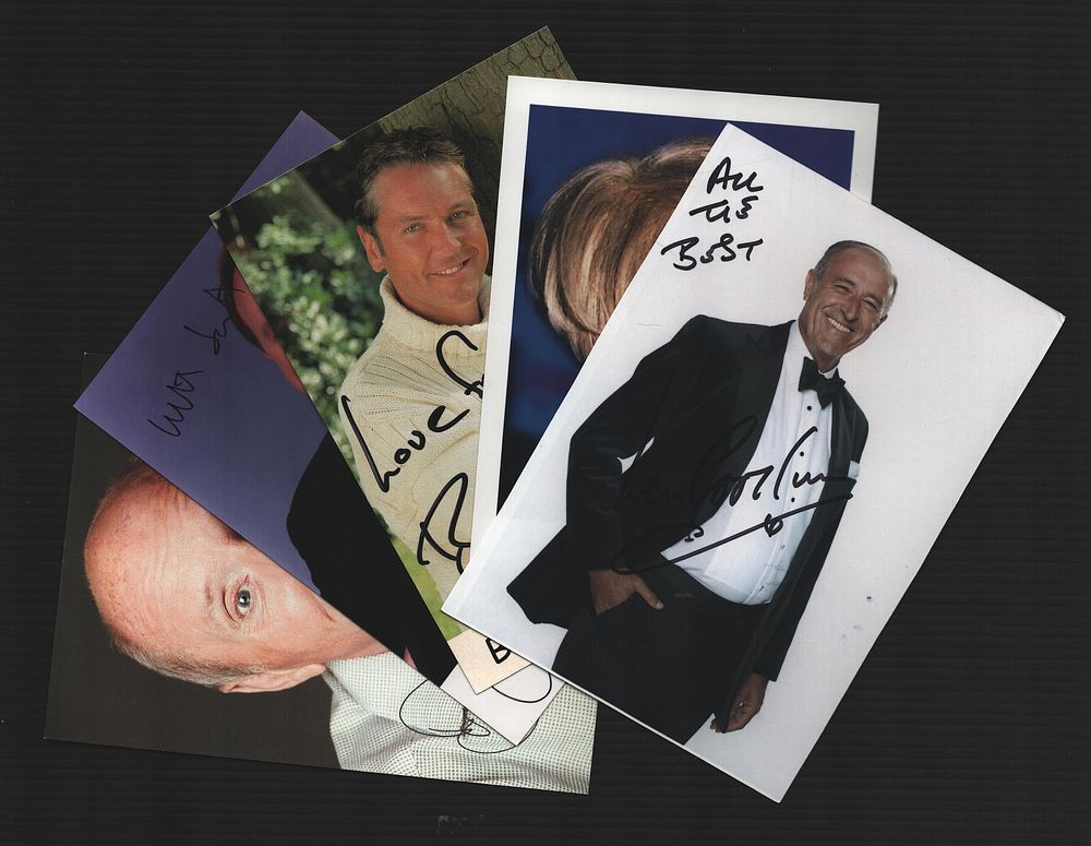 Lot 397: TV/Film signed photo collection. 5 in total. Brian...