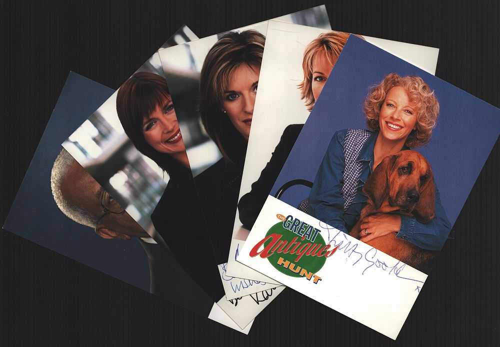 Lot 398: TV/Film signed photo collection. 5 in total. Katie...