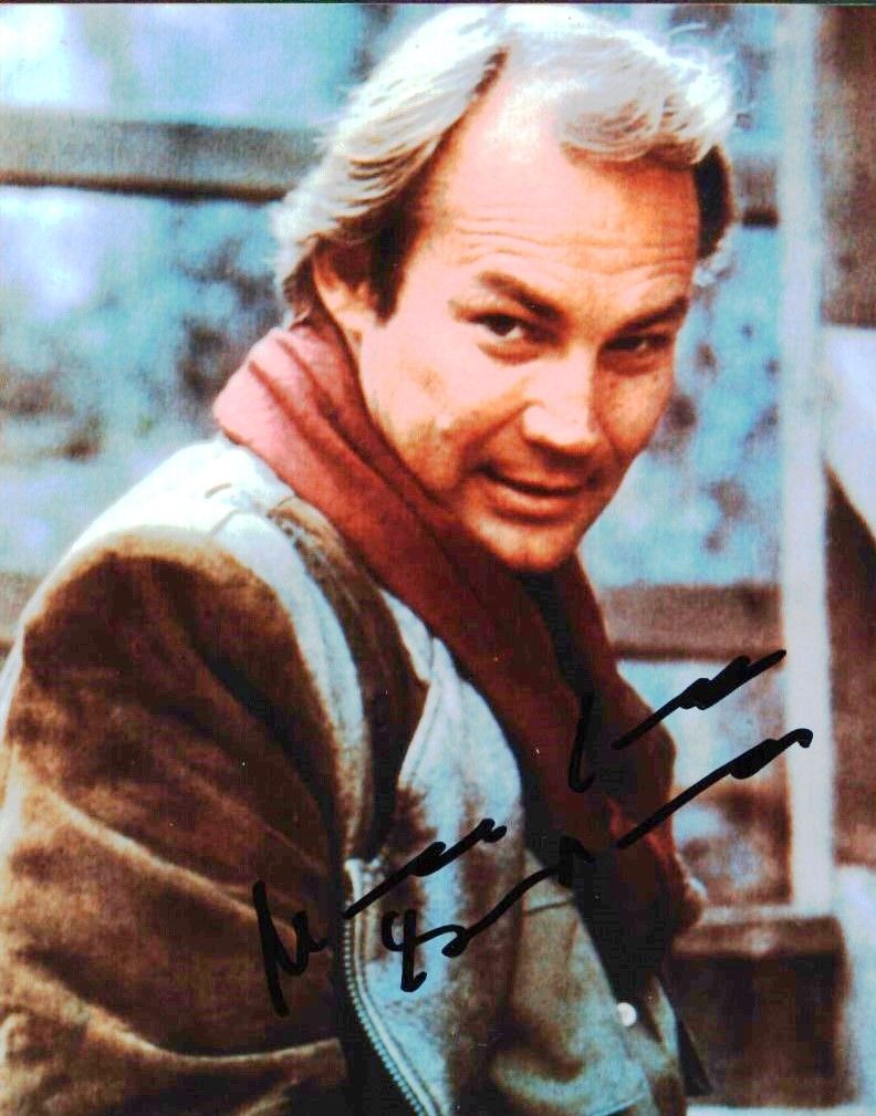 Lot 415: Klaus Maria Brandauer signed 10x8 inch colour photo.