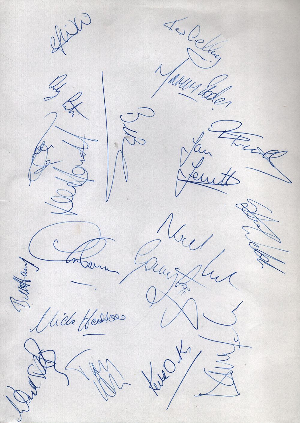 Lot 432: Marcus Ebdon, Chris Whyte, Bobby Barnes, Ian Bennett,...