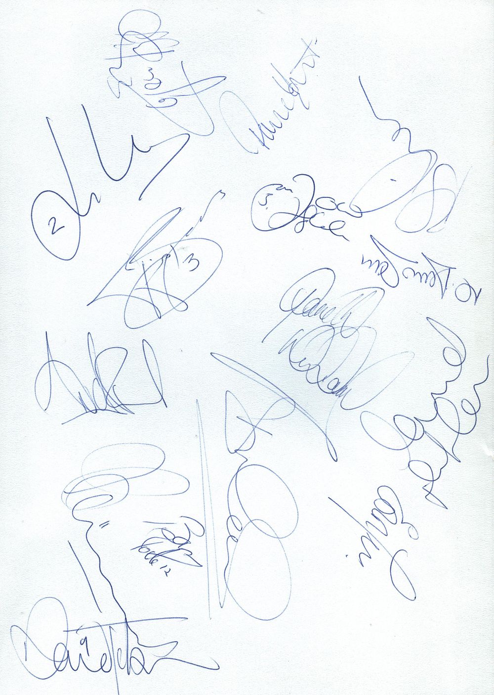 Lot 434: Louis-Jean, Johnson, Ward, Dawson, Williams signed plus others...