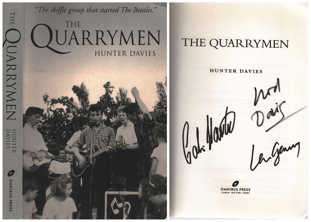 Lot 439: Colin Hanton, Len Garry and Hunter Davies signed...