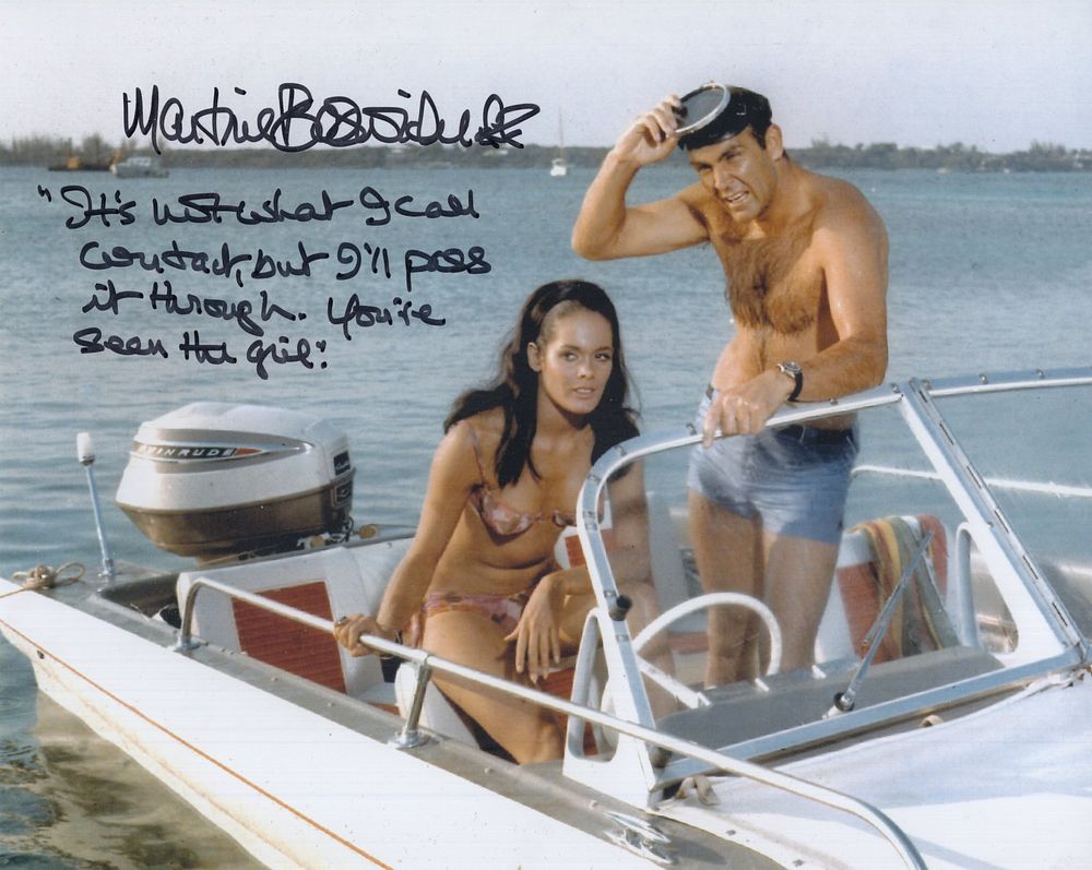 Lot 515: 007 James Bond movie Thunderball 8x10 photo signed...