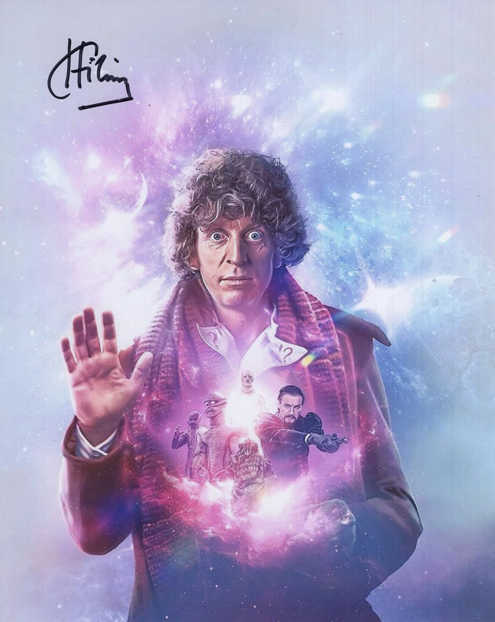 Lot 518: Doctor Who colour 8x10 photo signed by actor...