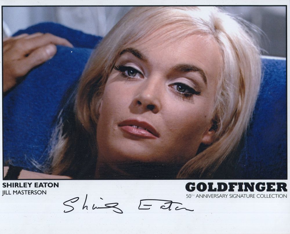 Lot 526: 007 James Bond movie Goldfinger 8x10 colour photo...