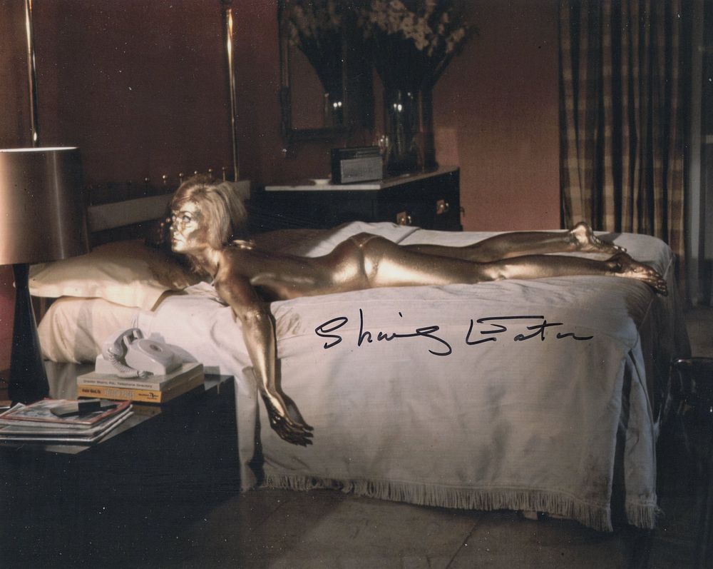 Lot 546: 007 James Bond movie Goldfinger colour 8x10 photo...