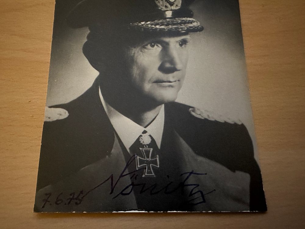 Lot 589: Karl Donitz, former German chancellor at the end...