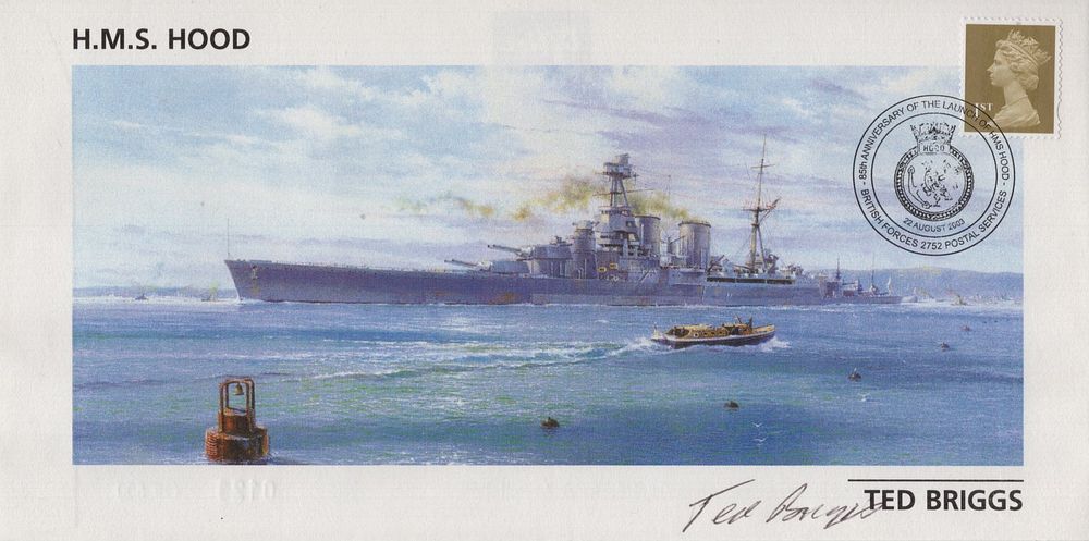 Lot 602: HMS Hood, 85th anniversary of the launching of...