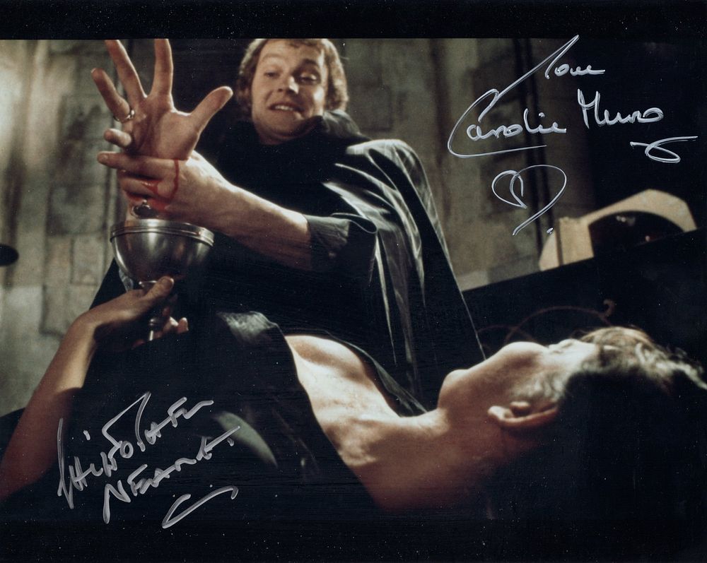Lot 623: Dracula AD1972 hammer horror movie colour 8x10 scene...