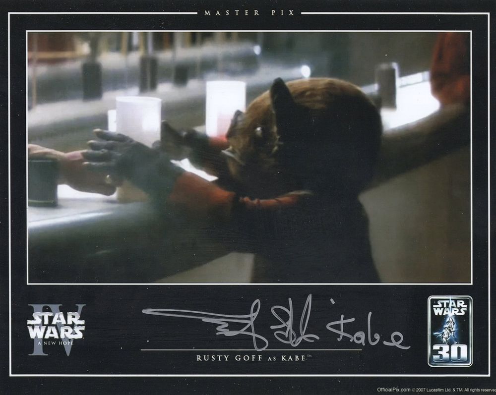Lot 624: Star Wars A New Hope colour 8x10 photo...
