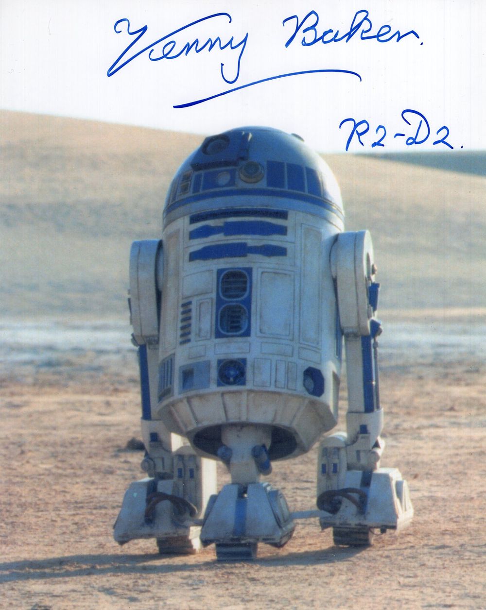 Lot 628: Star Wars colour 8x10 photo signed by the...