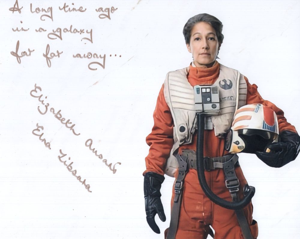 Lot 638: Star Wars 8x10 colour photo signed by Elizabeth...
