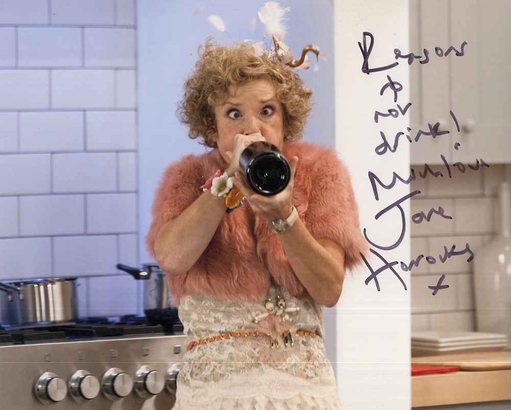 Lot 682: Absolutely Fabulous TV comedy series 8x10 photo signed...
