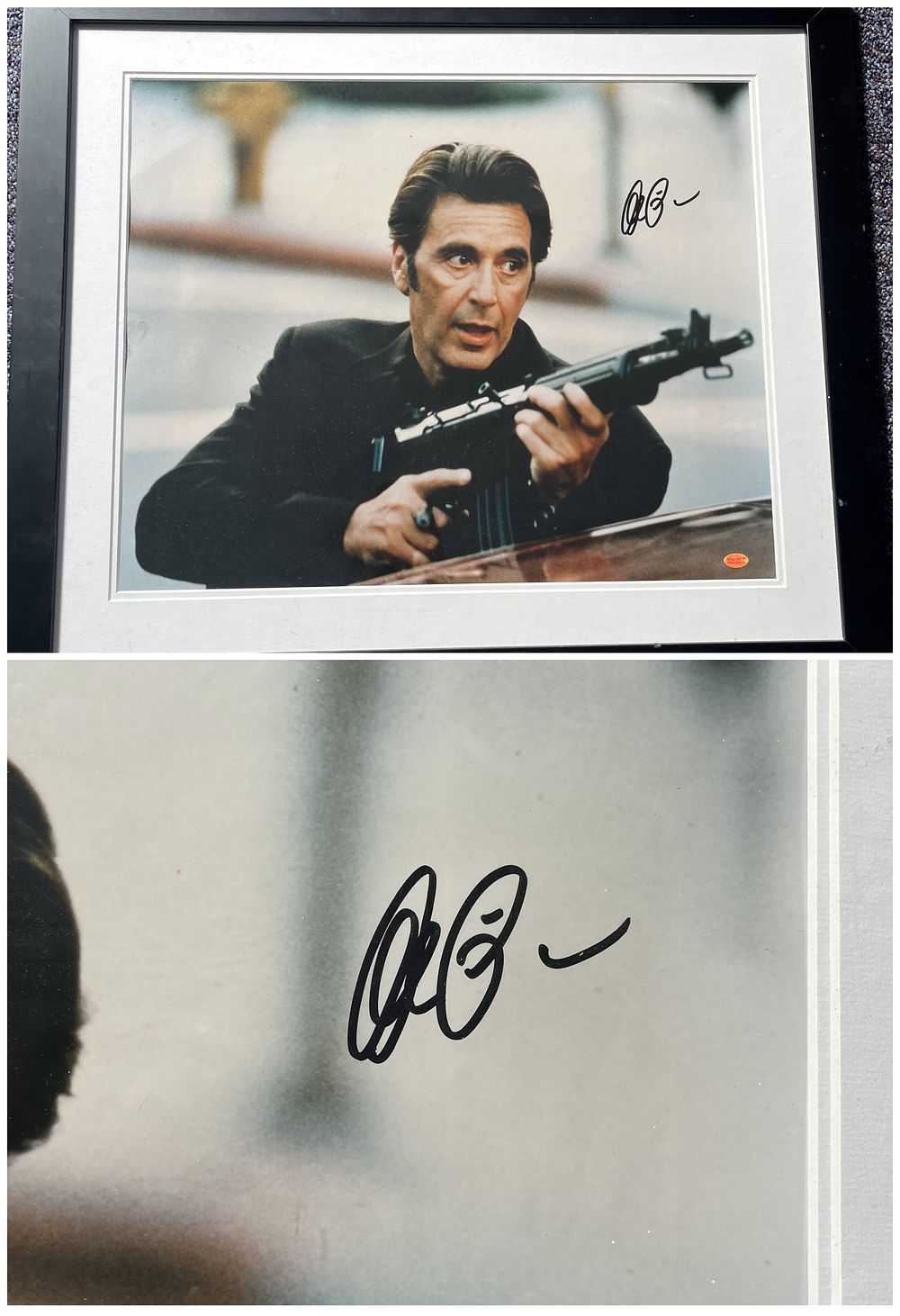 Lot 169: Al Pacino signed 26x22inch framed and mounted colour...