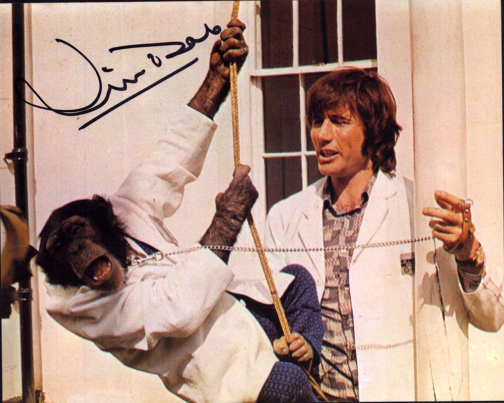 Lot 177: Jim Dale signed 10x8inch colour photo.