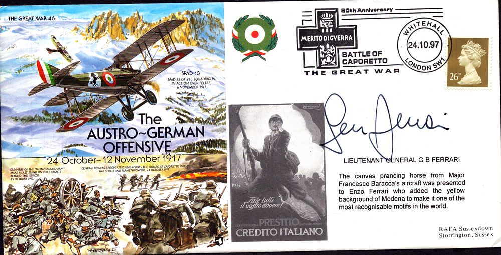 Lot 216: WW1 lieutenant General G B Ferrari, The Great...