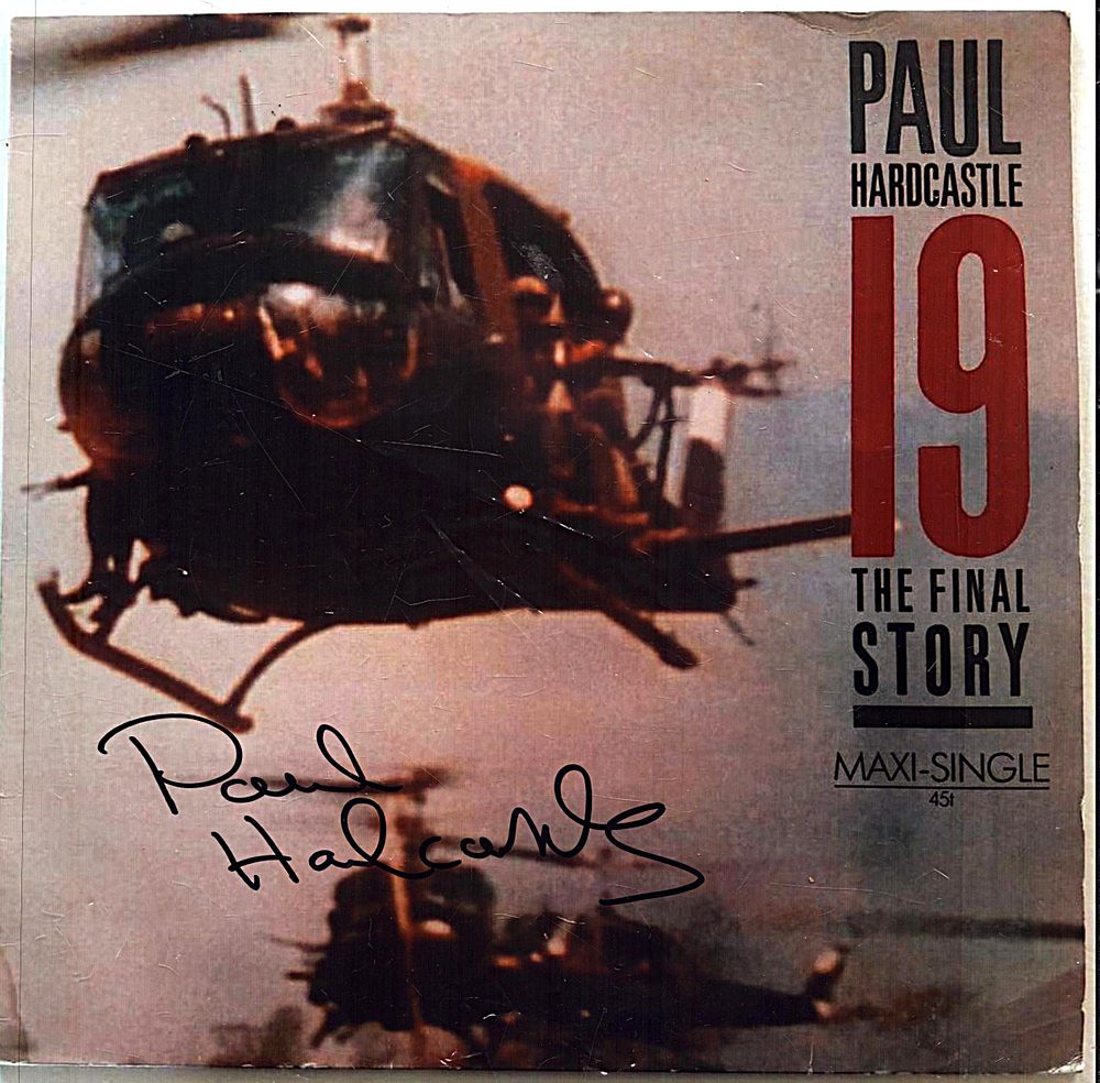 Lot 256: Paul Hardcastle, signed photo 8x8, 19 The Final...