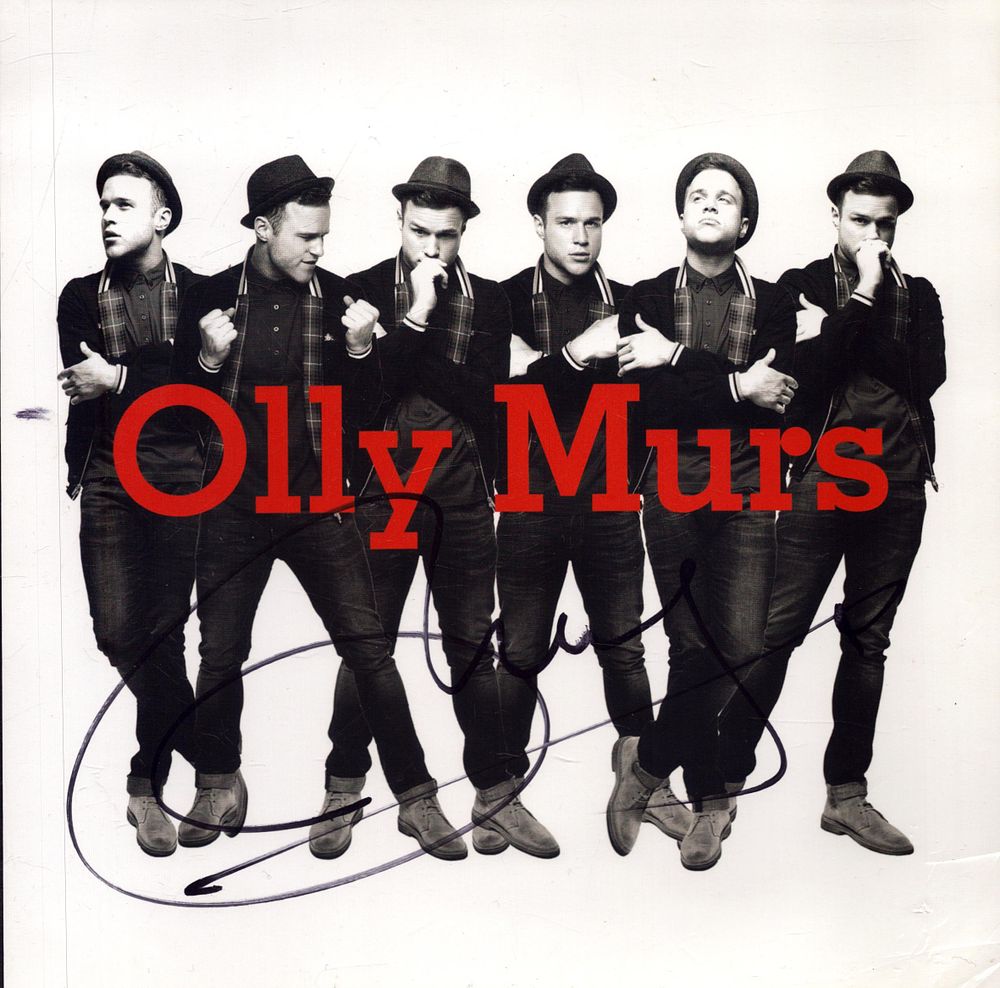 Lot 257: Olly Murs, signed coloured photo 8x8, English singer,...