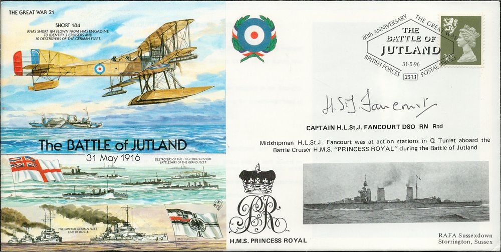 Lot 309: WWI CAPT H.L St J FANCOURT DSO RN...
