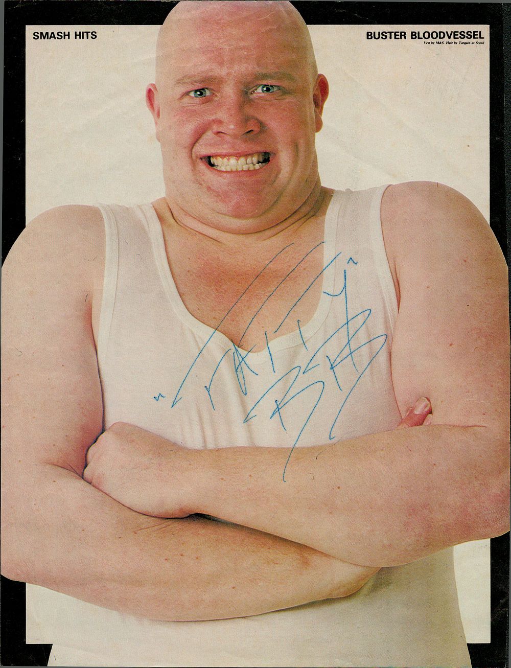 Lot 338: 11X8 Buster Bloodvessel lead singer of the two-tone...