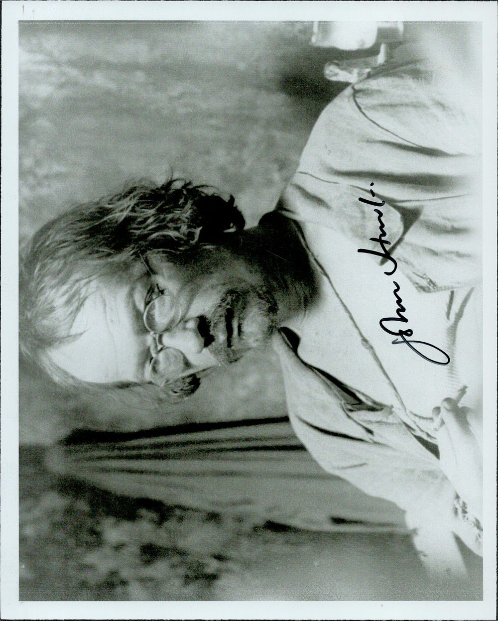 Lot 351: 10x8 John Hart American Actor signed black and...